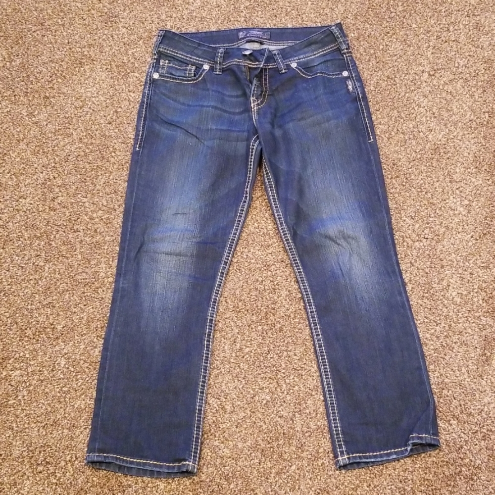 Silver Jean's capris